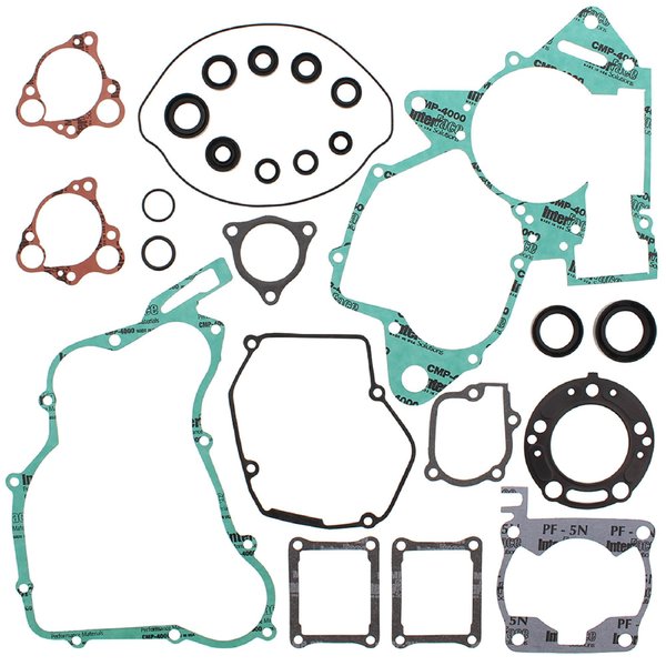 Winderosa Gasket Kit With Oil Seals for Honda CR 125 R 00 811247